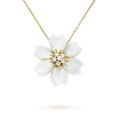 Rose de No?l 18K Gold Necklace