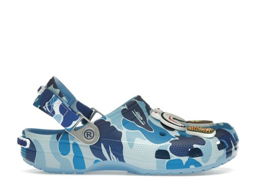 Crocs Classic Clog A Bathing Ape ABC Camo Blue