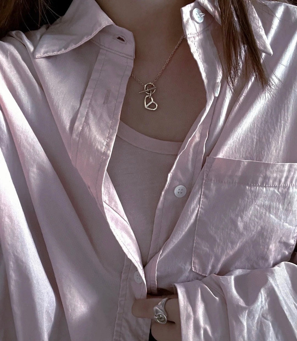 Hermes Cache-coeur Amulette Pendant 18K Gold Necklace